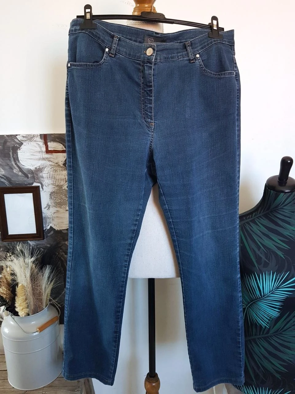 👖Jean Weinberg bleu brut - Coupe droite - Taille 44